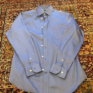 Banana Republic mens dress shirt size S in Blue